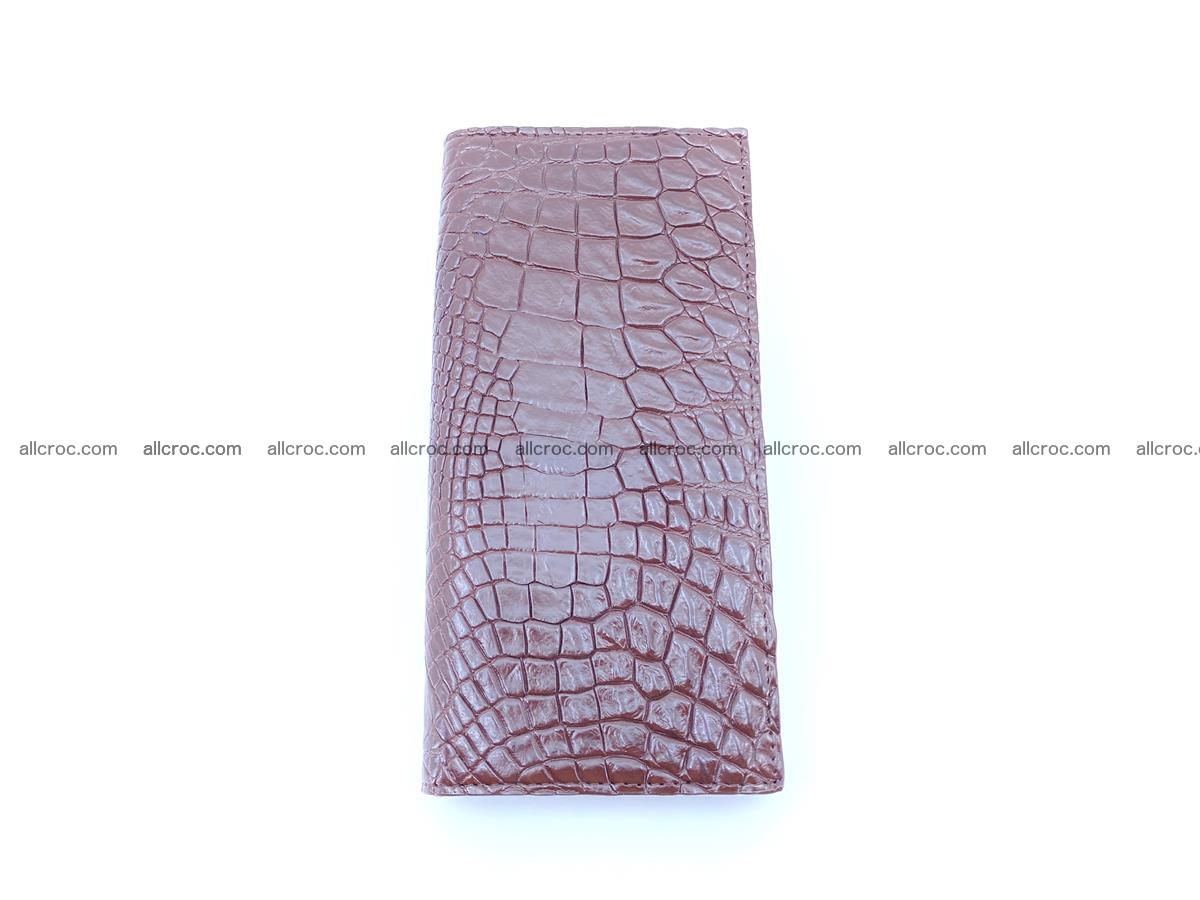bifold long wallet from genuine crocodile skin 489 Foto 3