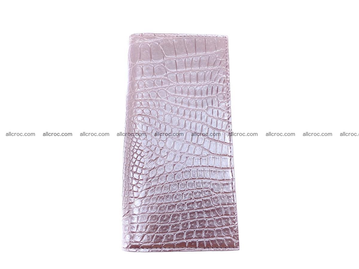 bifold long wallet from genuine crocodile skin 489 Foto 4