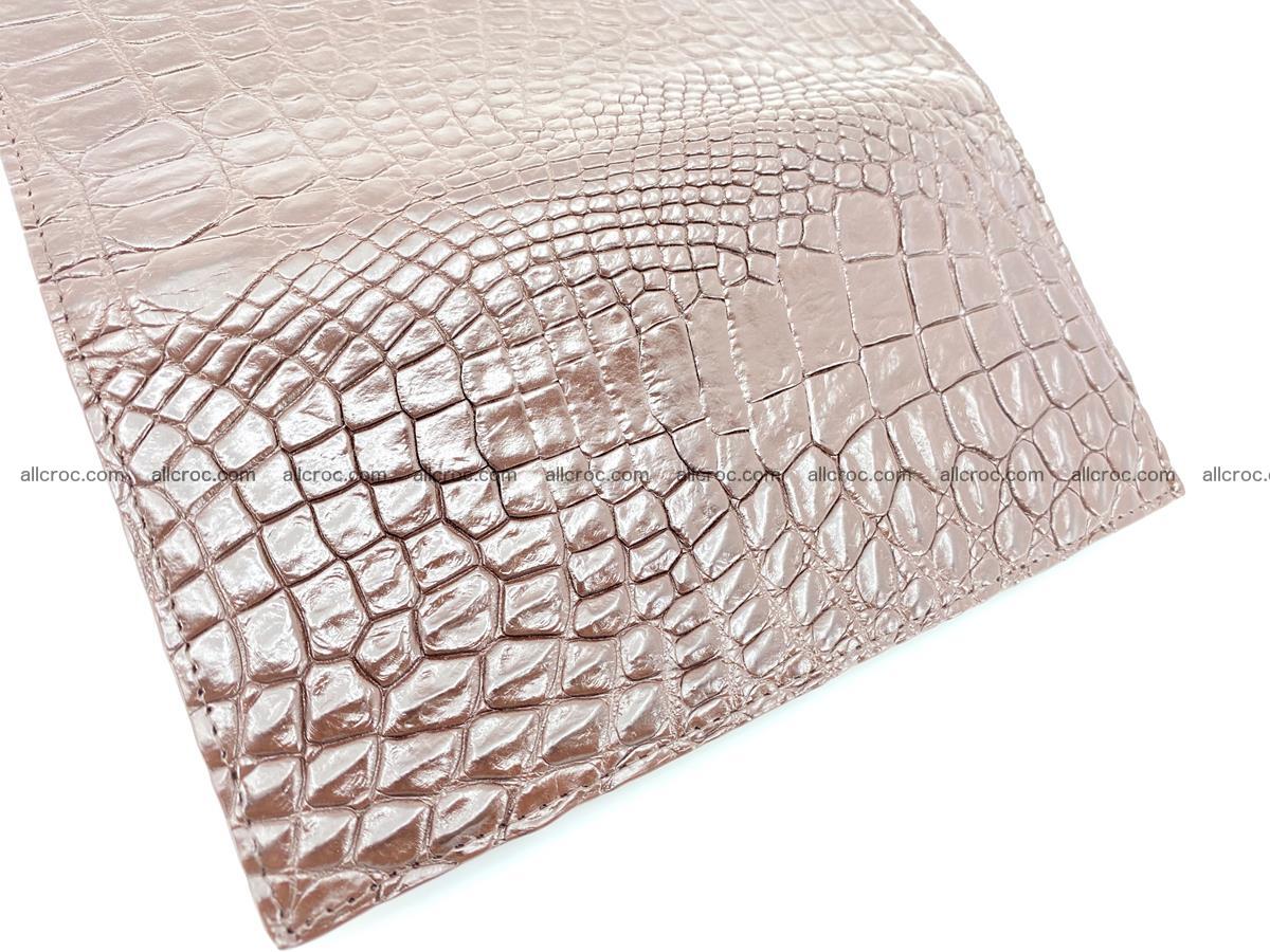 bifold long wallet from genuine crocodile skin 489 Foto 9