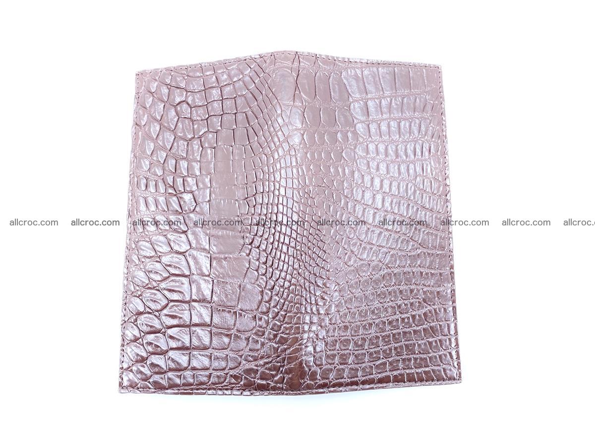 bifold long wallet from genuine crocodile skin 489 Foto 11