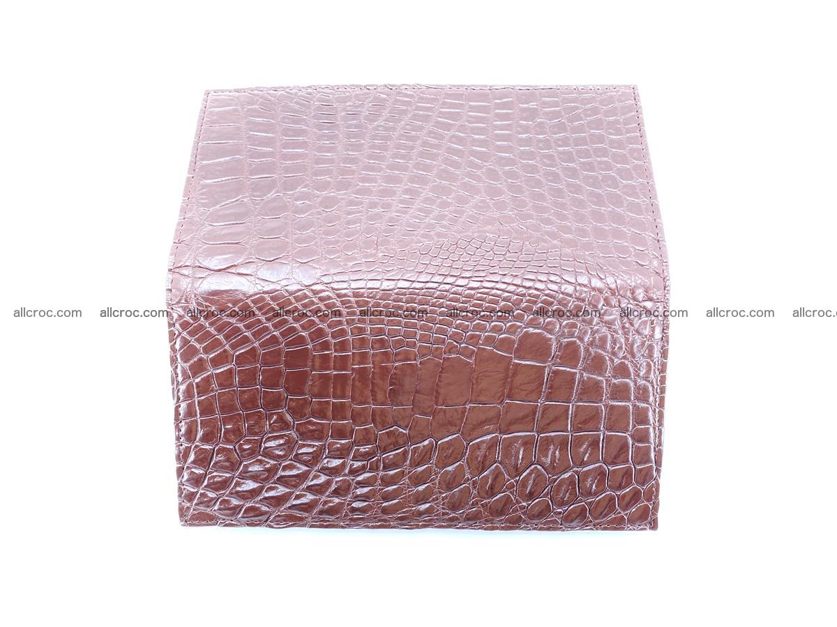 bifold long wallet from genuine crocodile skin 489 Foto 12