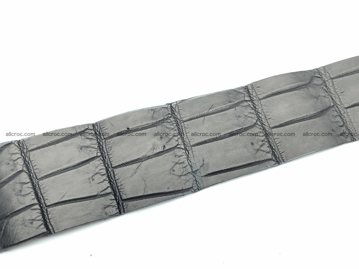Blank for belt from Siamese crocodile skin belly part 568 Foto 2