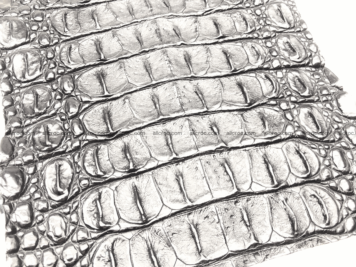 Blank for wallet from crocodile skin 25cm x 21.5cm 576 Foto 4