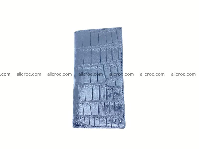 Completely crocodile skin long wallet 1012