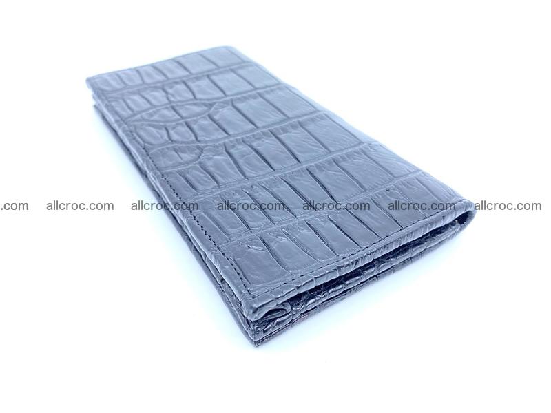 Completely crocodile skin long wallet 1012