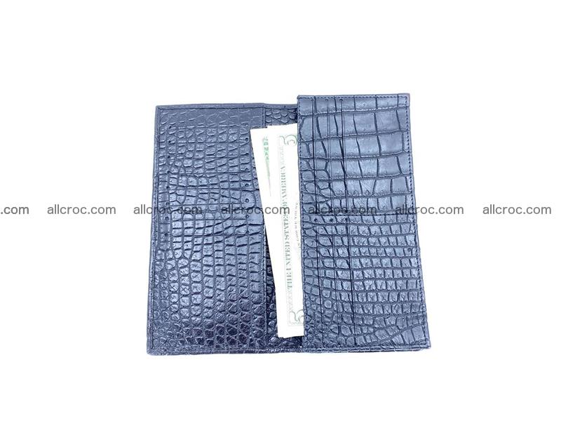 Completely crocodile skin long wallet 1012