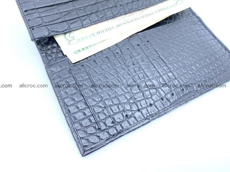 Completely crocodile skin long wallet 1012