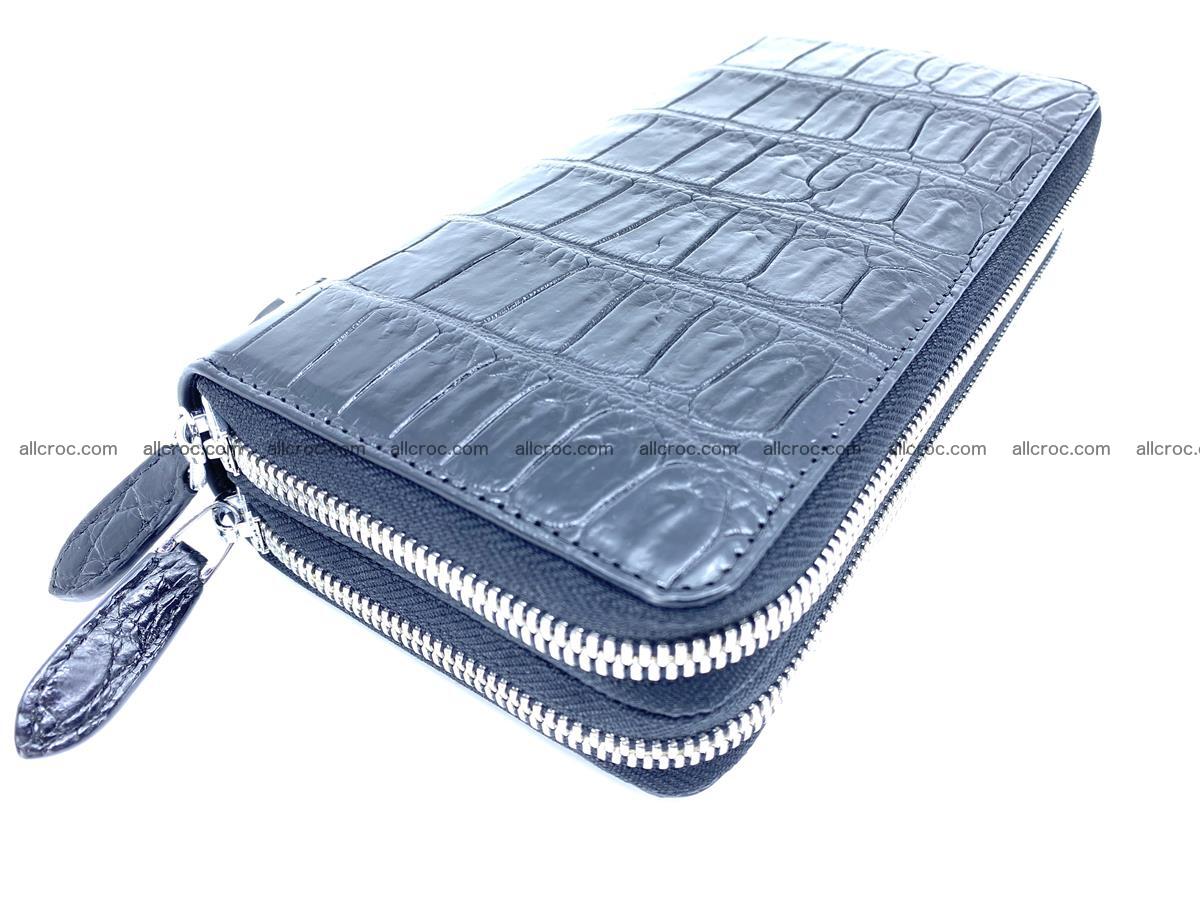 Crocodile skin wallet 2 zips 917 Foto 1