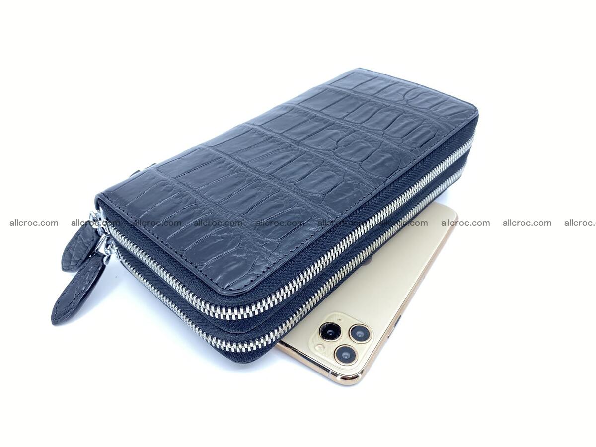 Crocodile skin wallet 2 zips 917 Foto 0