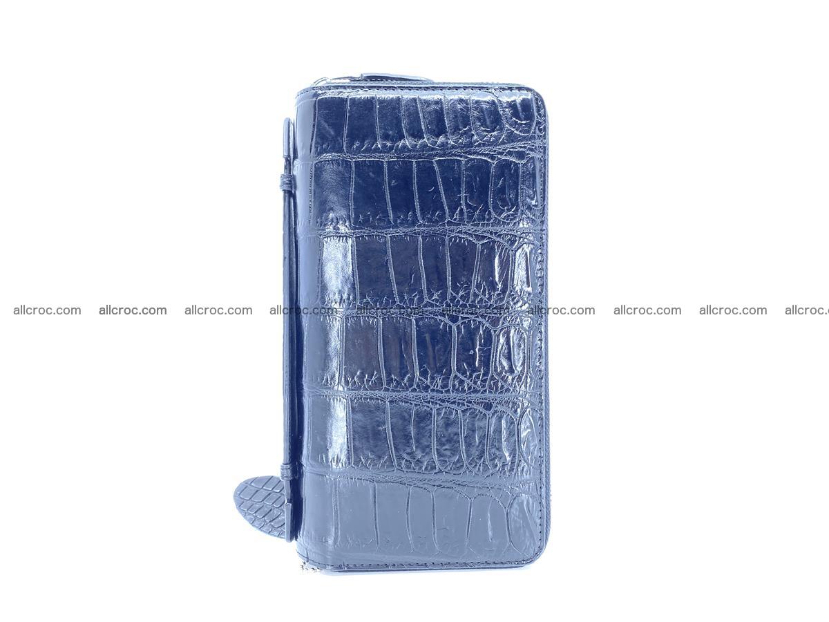 Crocodile skin wallet 2 zips 917 Foto 5