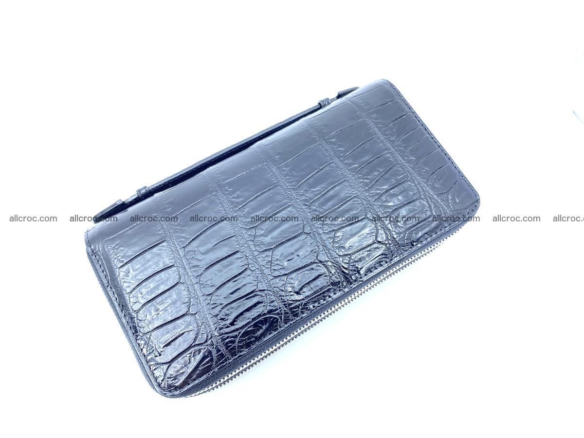 Crocodile skin wallet 2 zips 917 Foto 7
