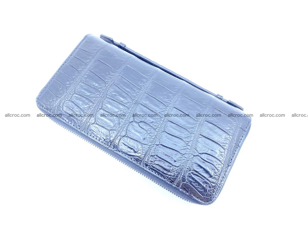 Crocodile skin wallet 2 zips 917 Foto 8