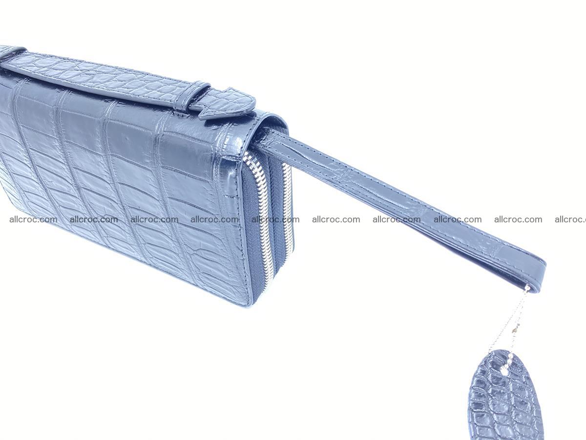 Crocodile skin wallet 2 zips 917 Foto 11