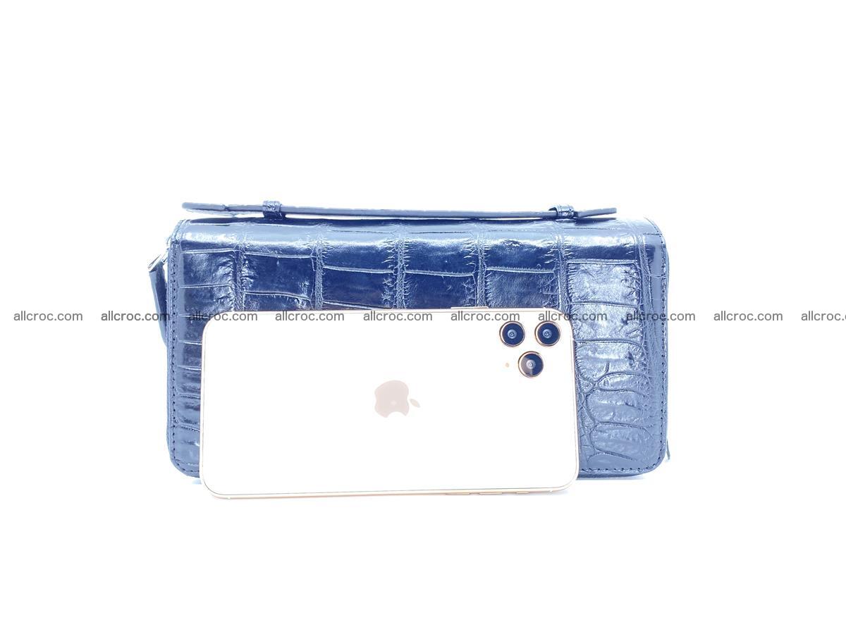 Crocodile skin wallet 2 zips 917 Foto 4