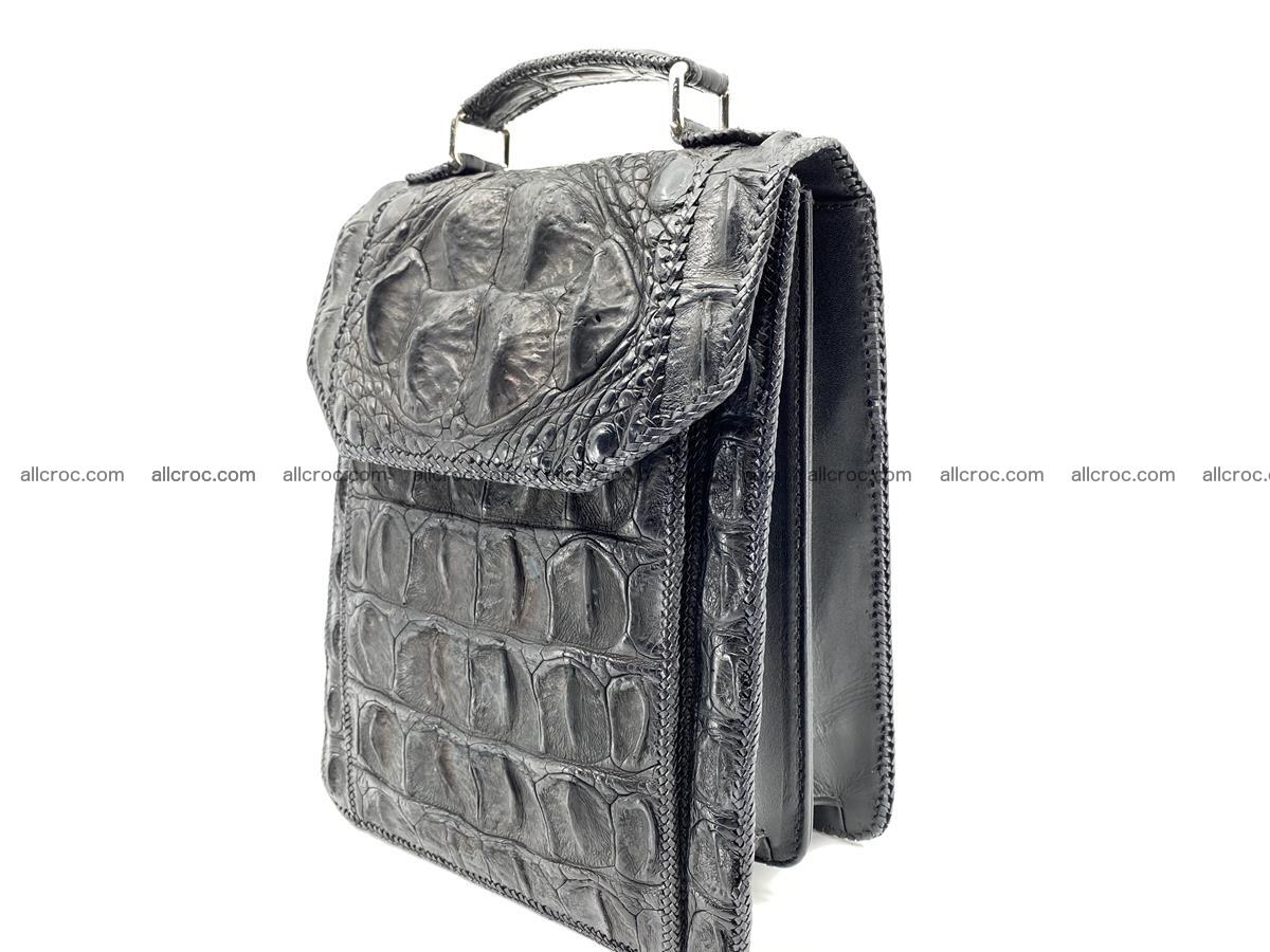 Crocodile leather handbag for men 900 Foto 7