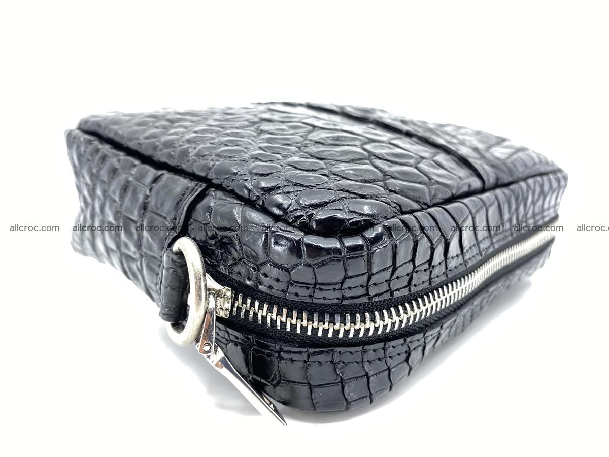 Buy Siamese crocodile skin shoulder bag black color for men and ladies