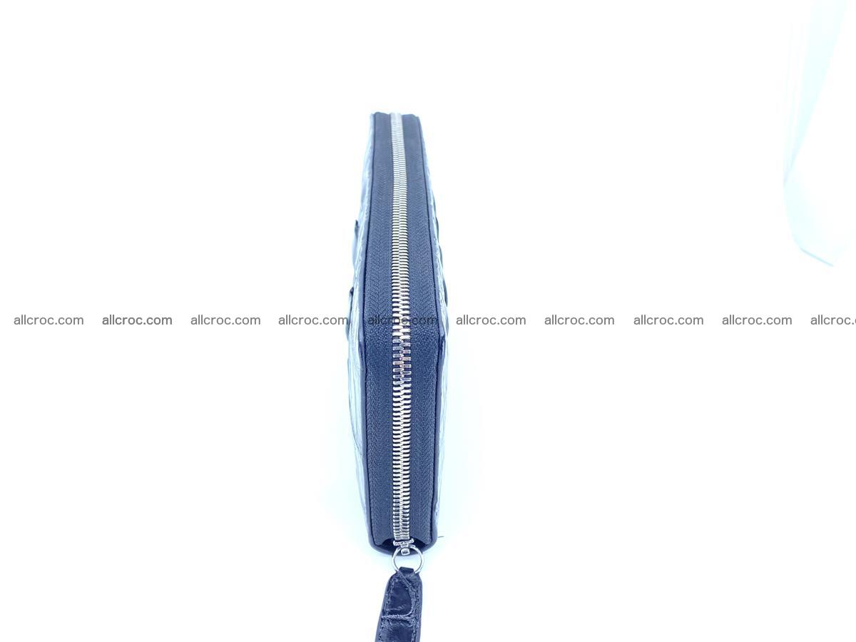 Crocodile skin zip wallet L-size 534 Foto 11
