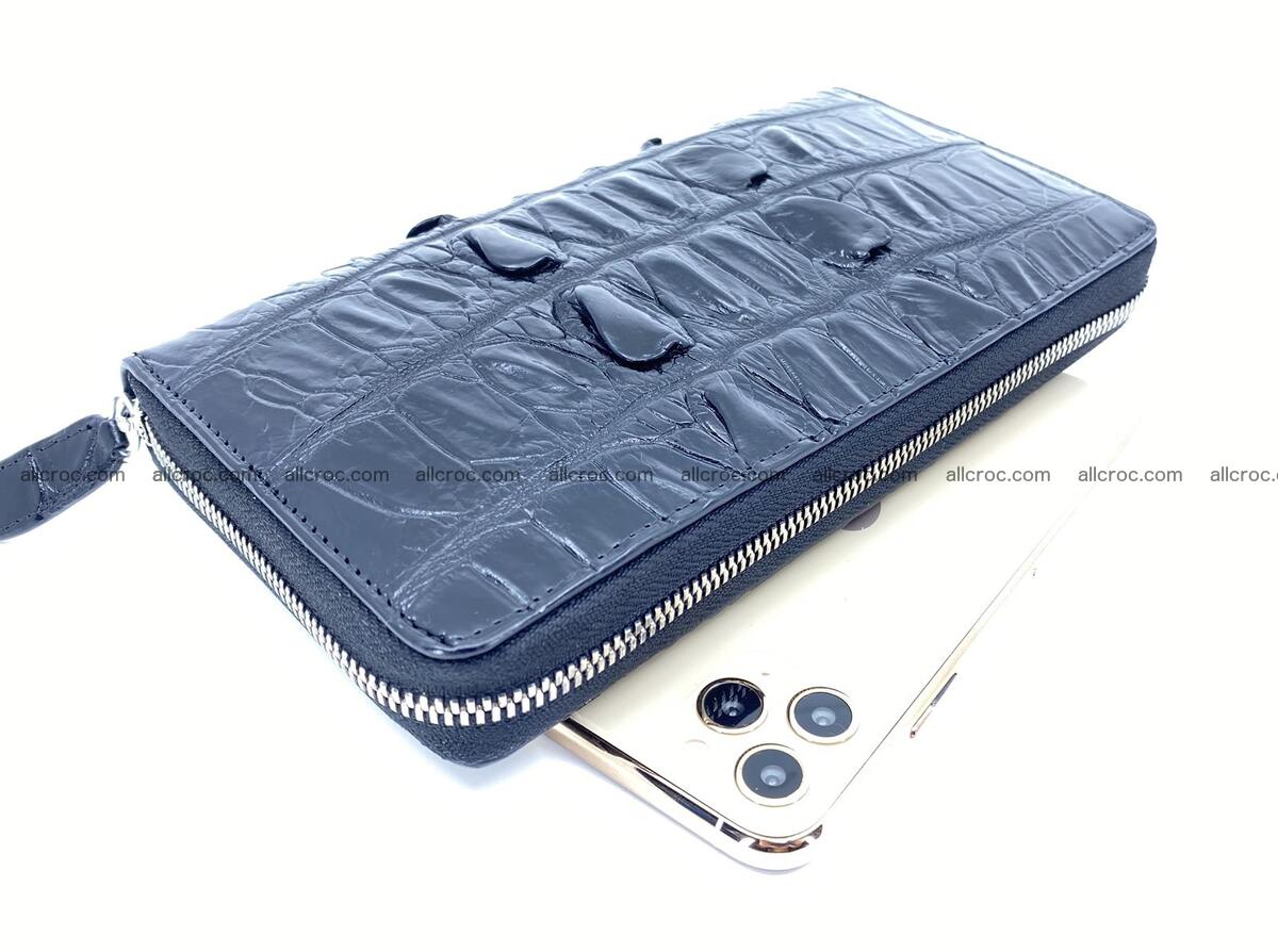 Crocodile skin zip wallet L-size 534 Foto 0