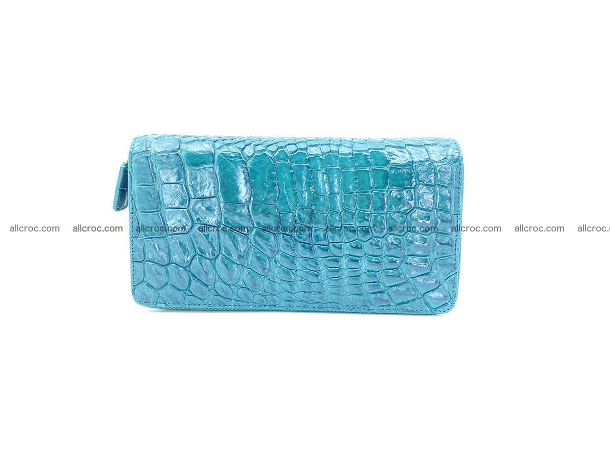 Crocodile skin wallet 2-zips 1010 Foto 4