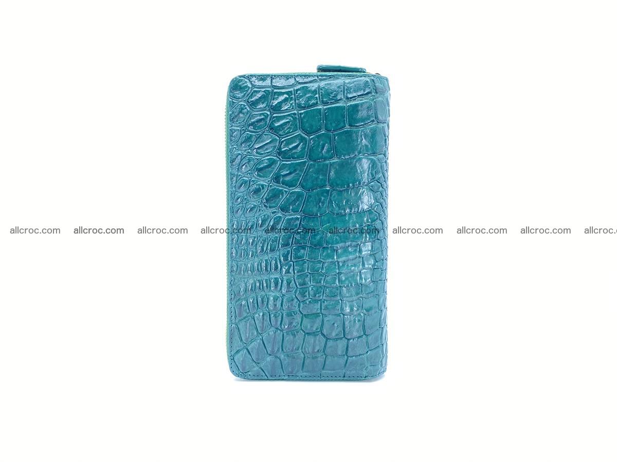 Crocodile skin wallet 2-zips 1010 Foto 6