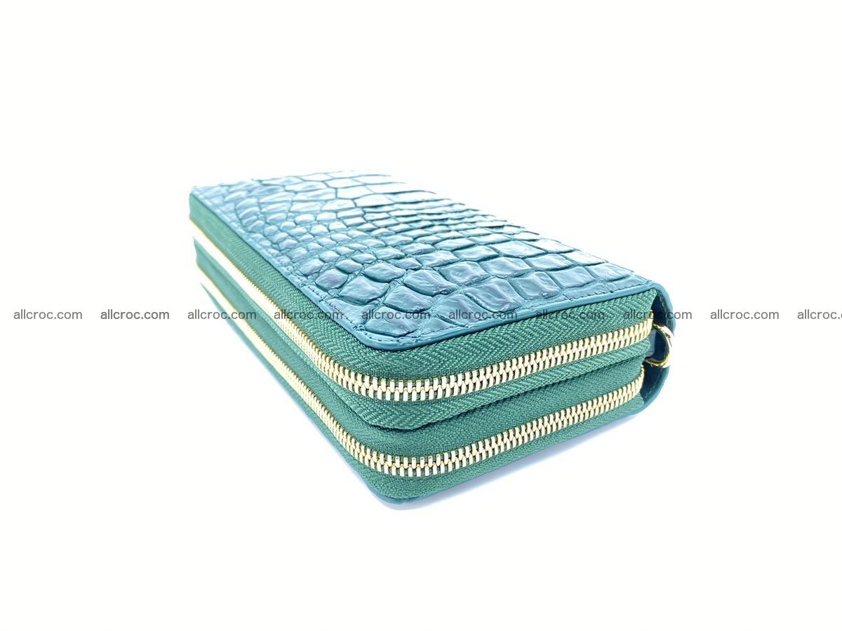 Crocodile skin wallet 2-zips 1010 Foto 3