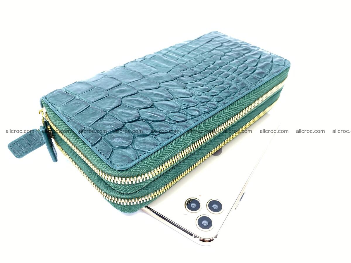 Crocodile skin wallet 2-zips 1010 Foto 0