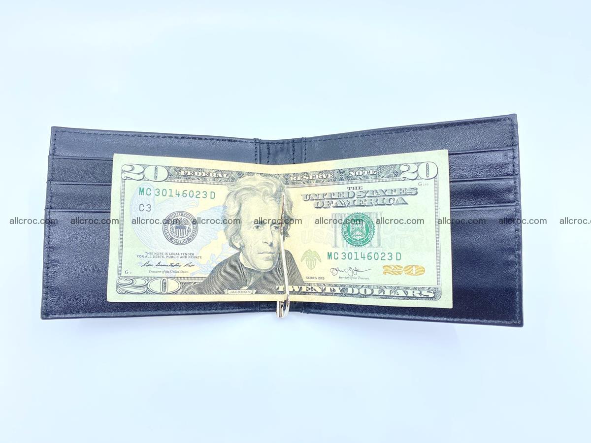 Crocodile leather money clip 2283 Foto 5