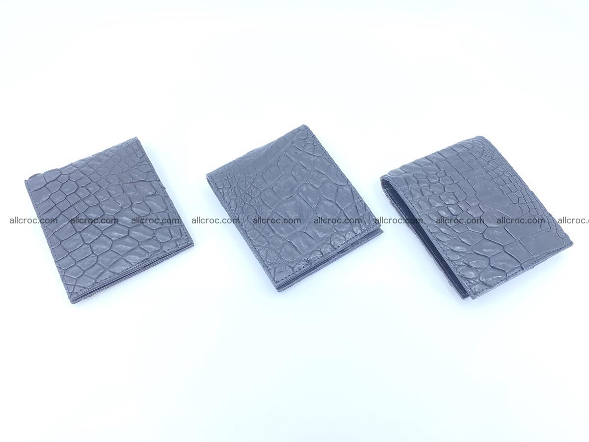 Crocodile leather money clip 2283 Foto 6