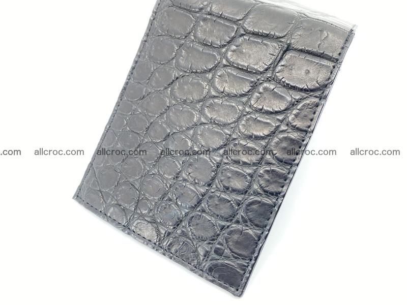 Crocodile leather money clip 943