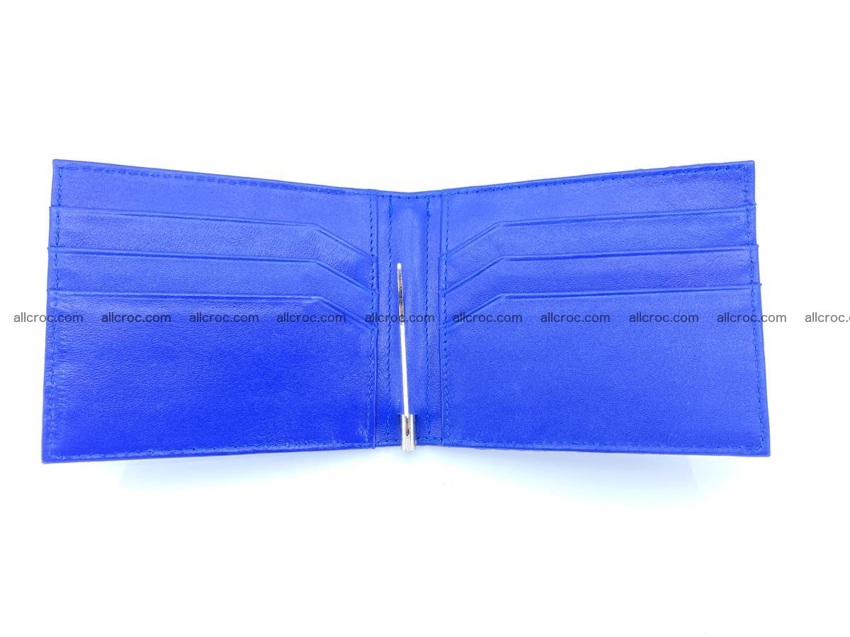 Crocodile leather money clip 946 Foto 3