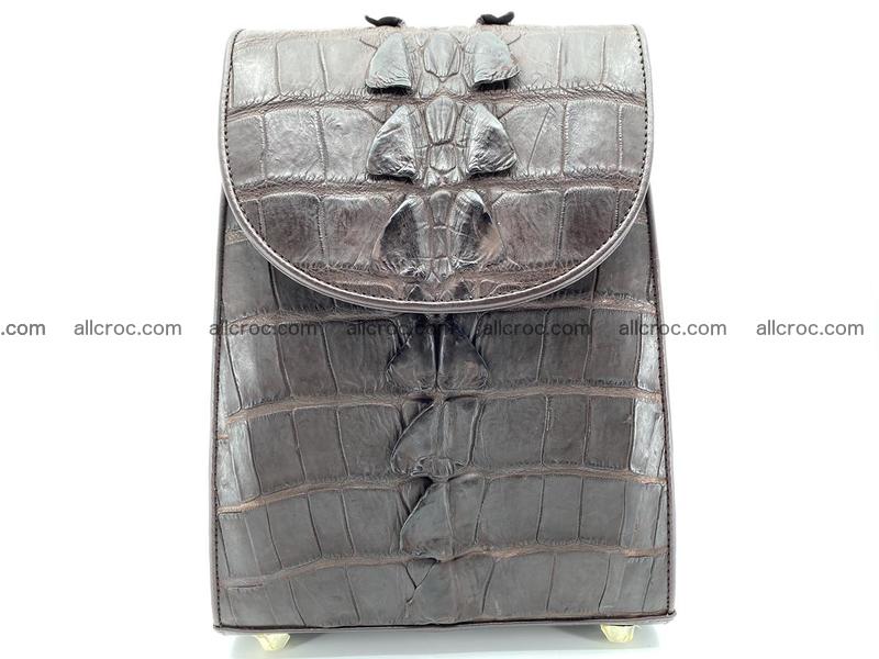 Crocodile skin backpack 893