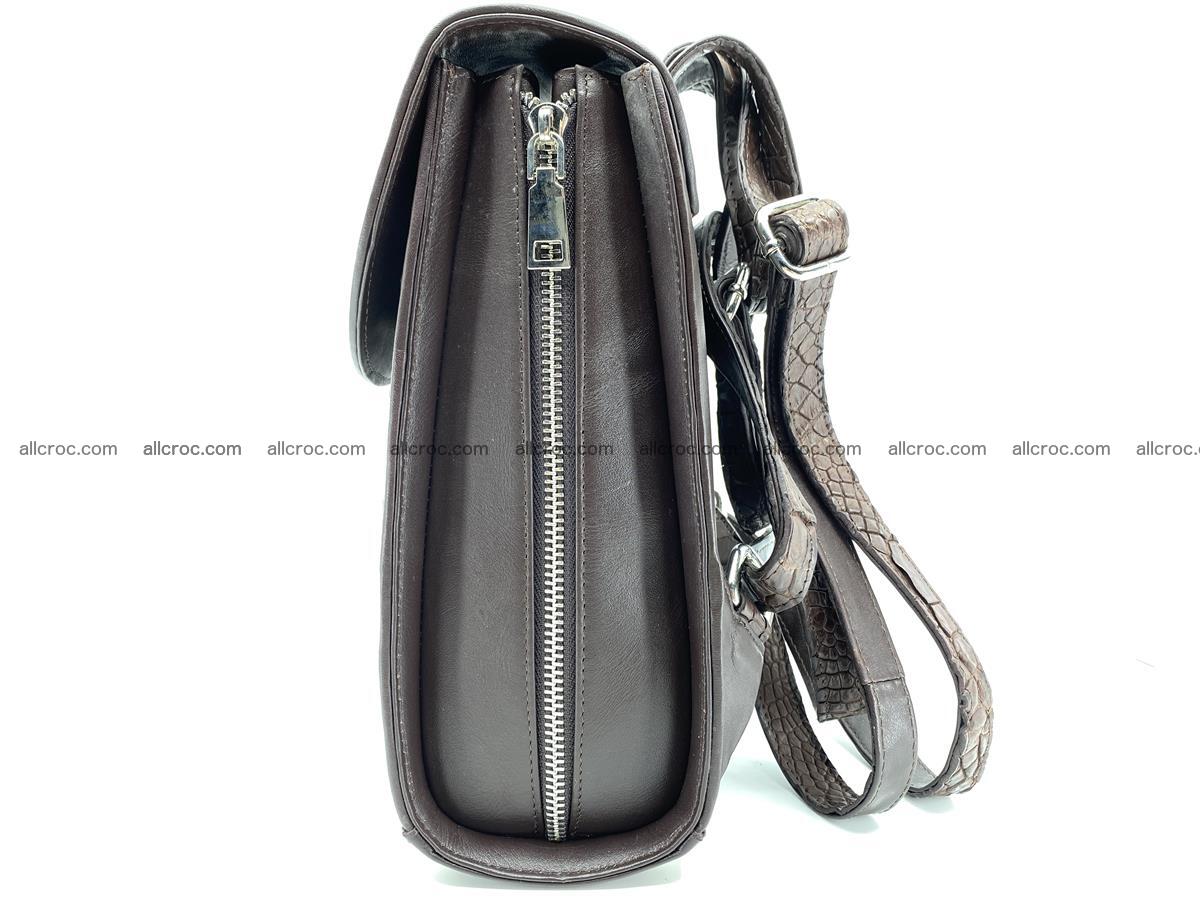 Crocodile skin backpack 893 Foto 4