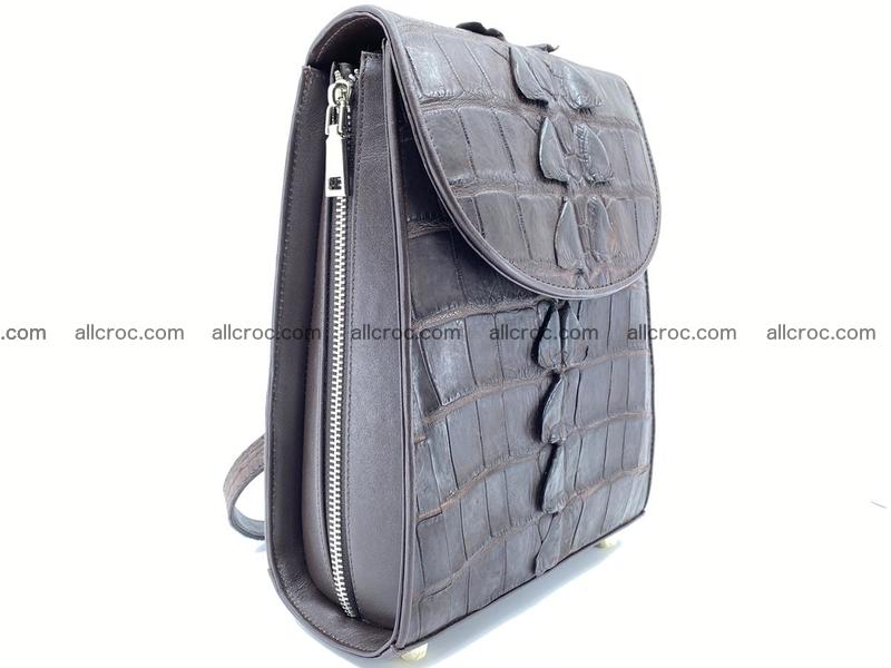 Crocodile skin backpack 893