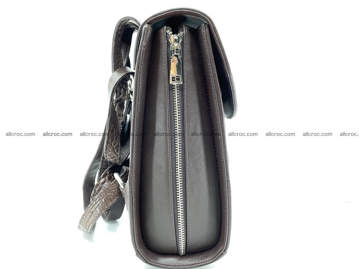 Crocodile skin backpack 893 Foto 5