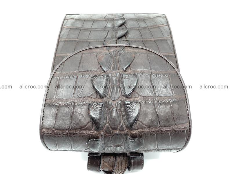 Crocodile skin backpack 893