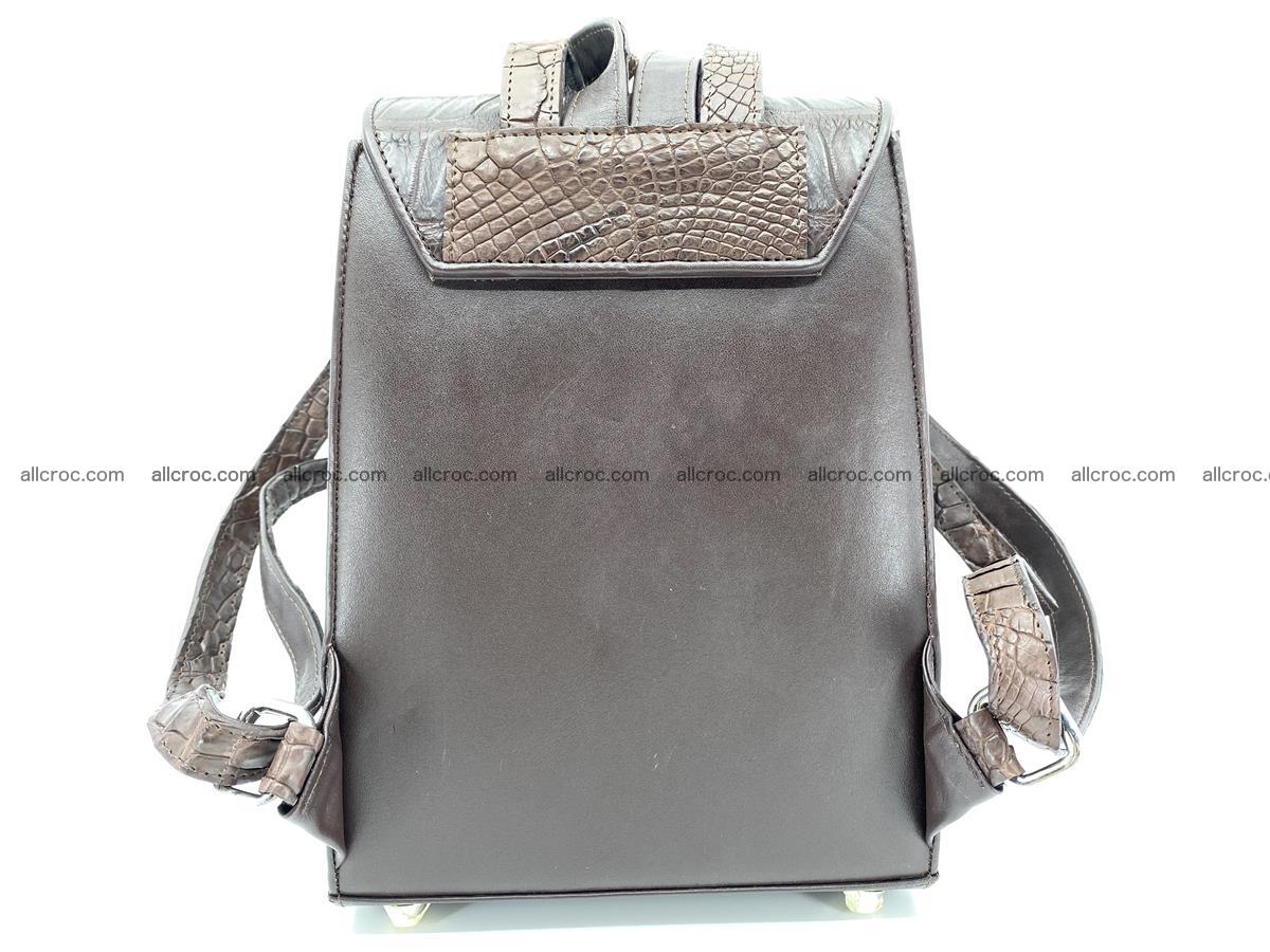 Crocodile skin backpack 893 Foto 12