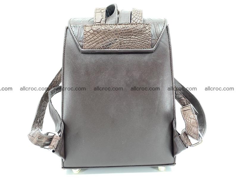 Crocodile skin backpack 893