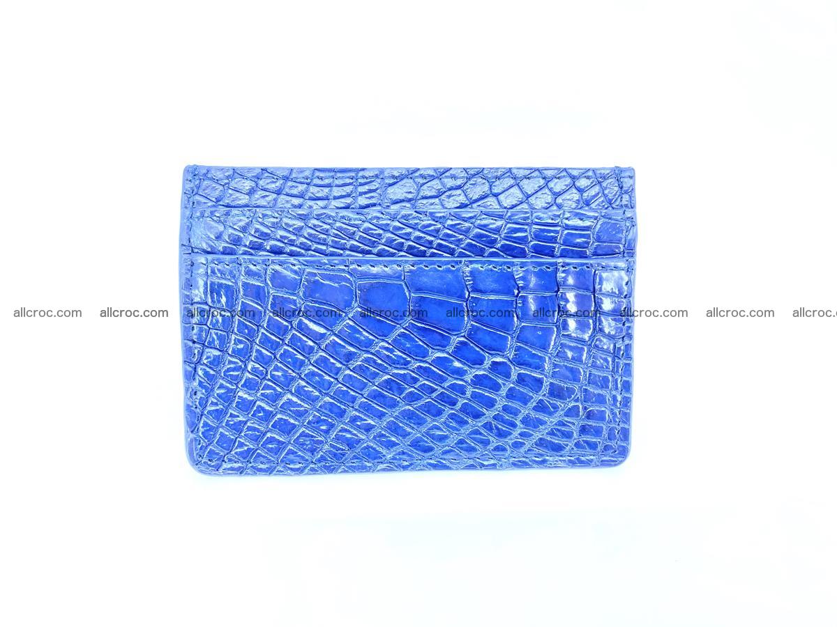 Crocodile skin card holder 994 Foto 2