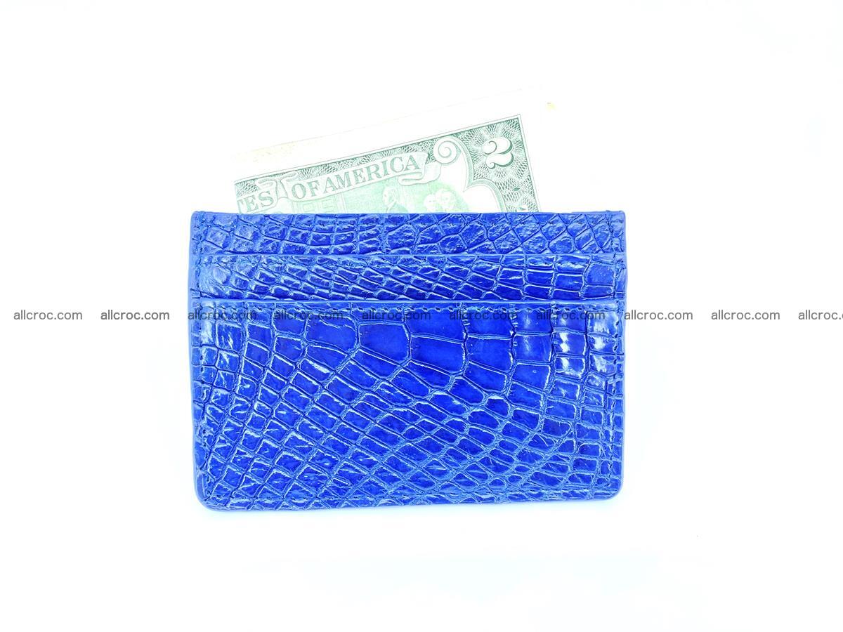 Crocodile skin card holder 994 Foto 3