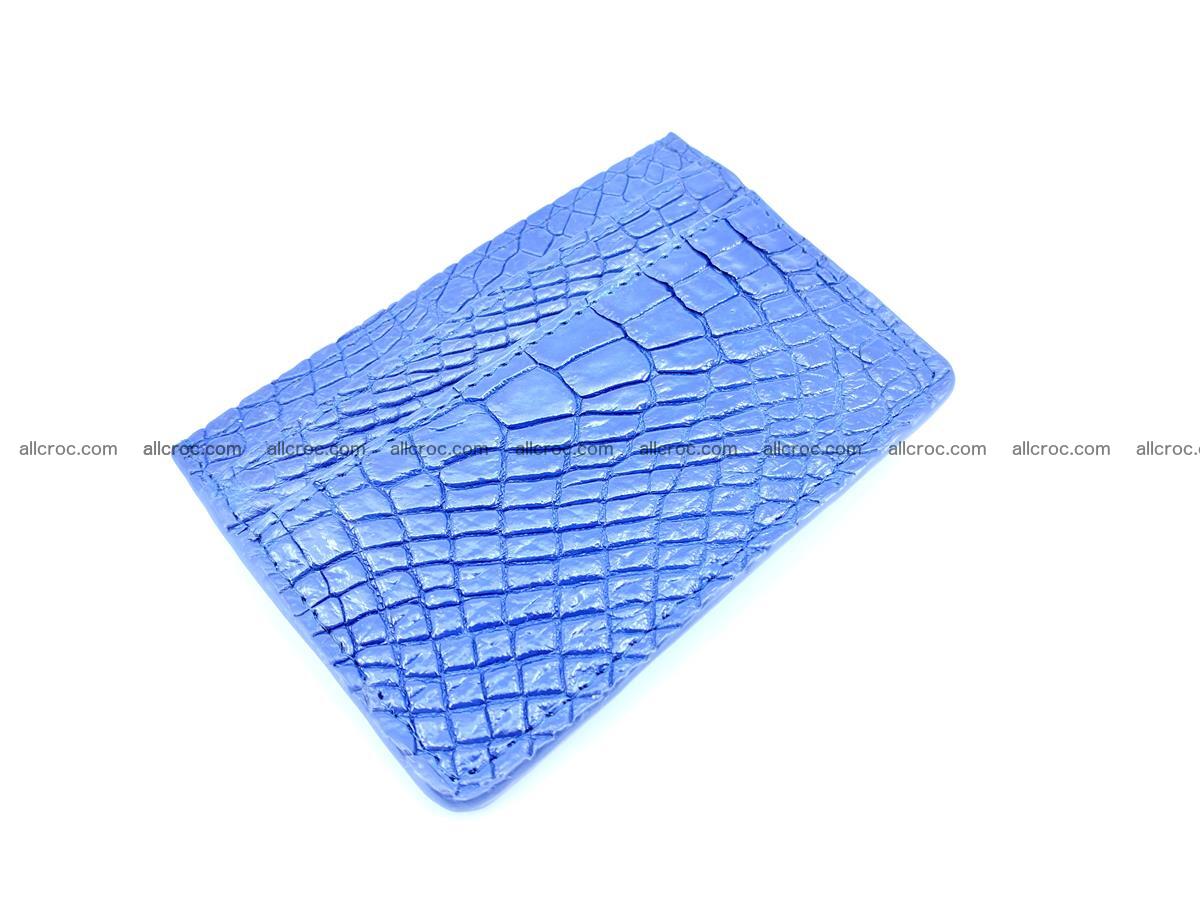 Crocodile skin card holder 994 Foto 0