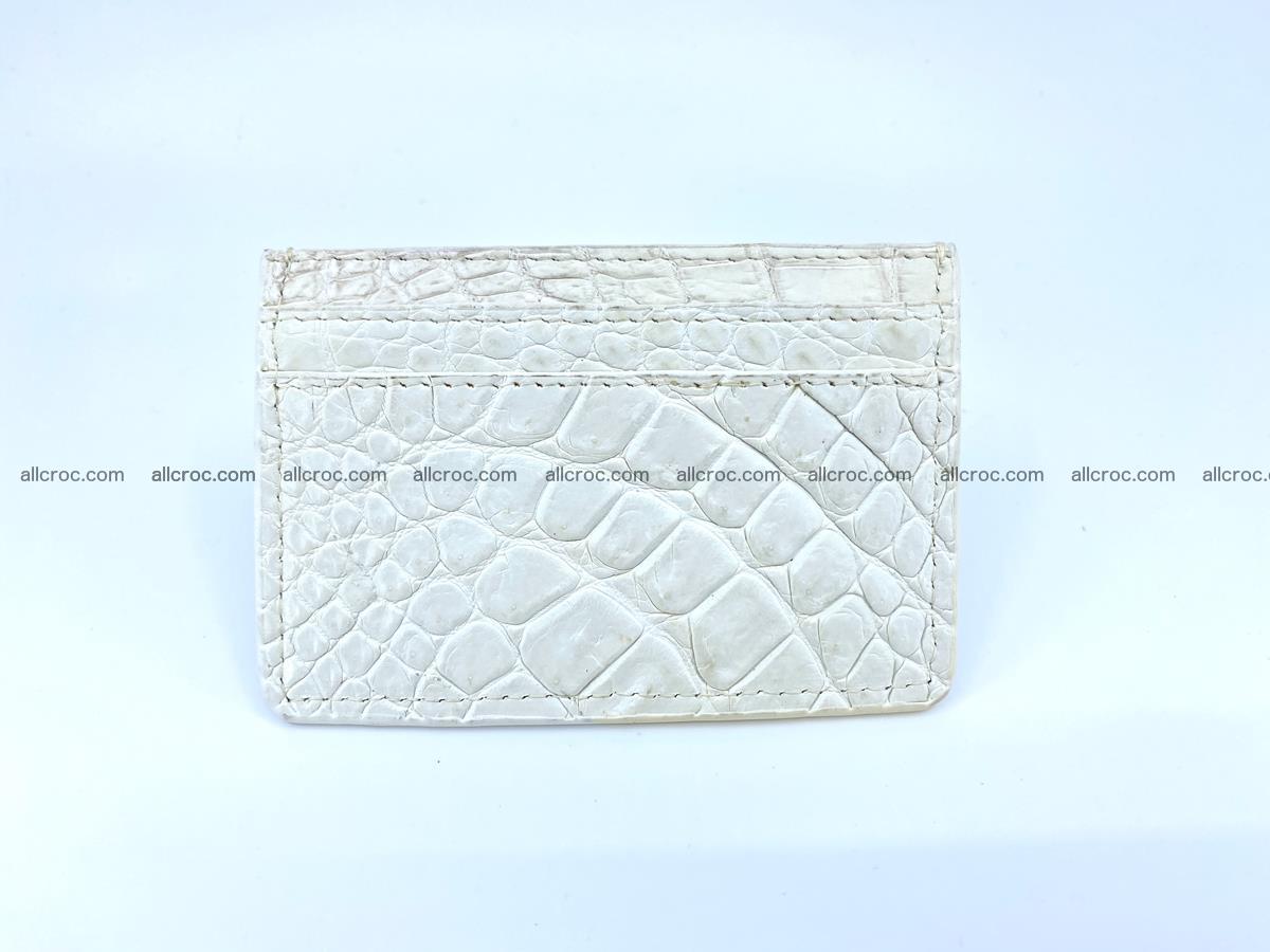 Crocodile skin card holder 996 Foto 3