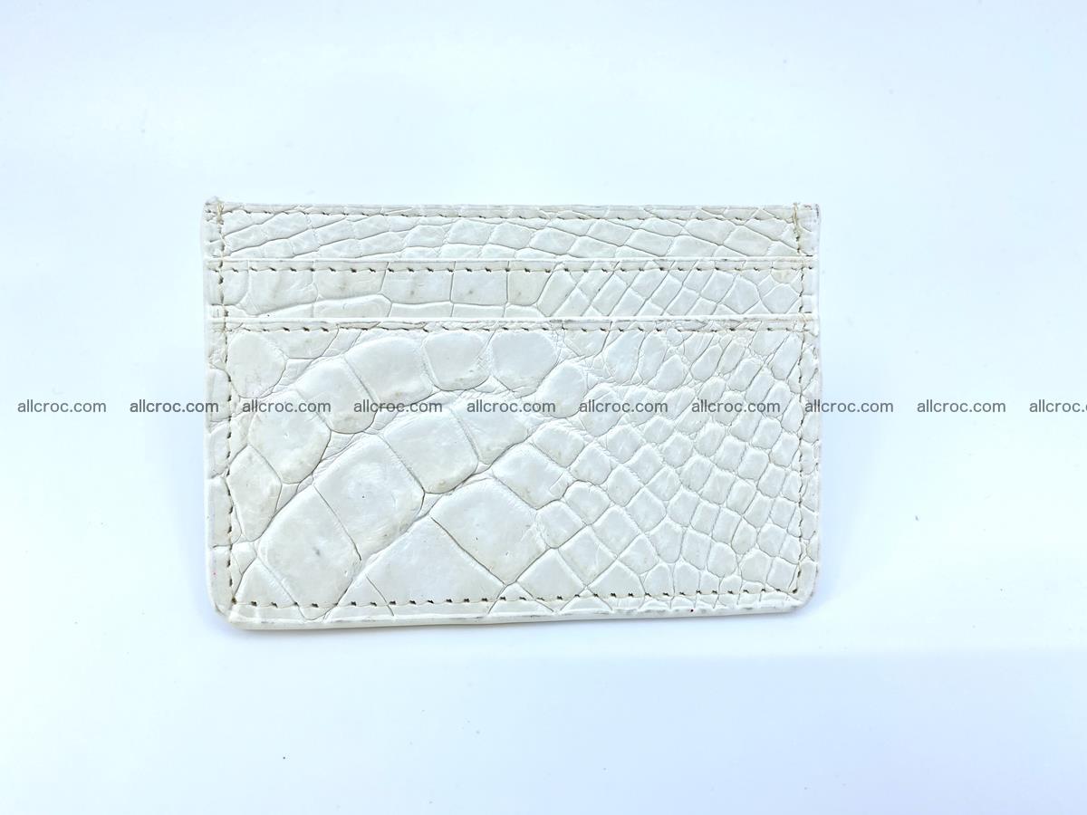 Crocodile skin card holder 996 Foto 1