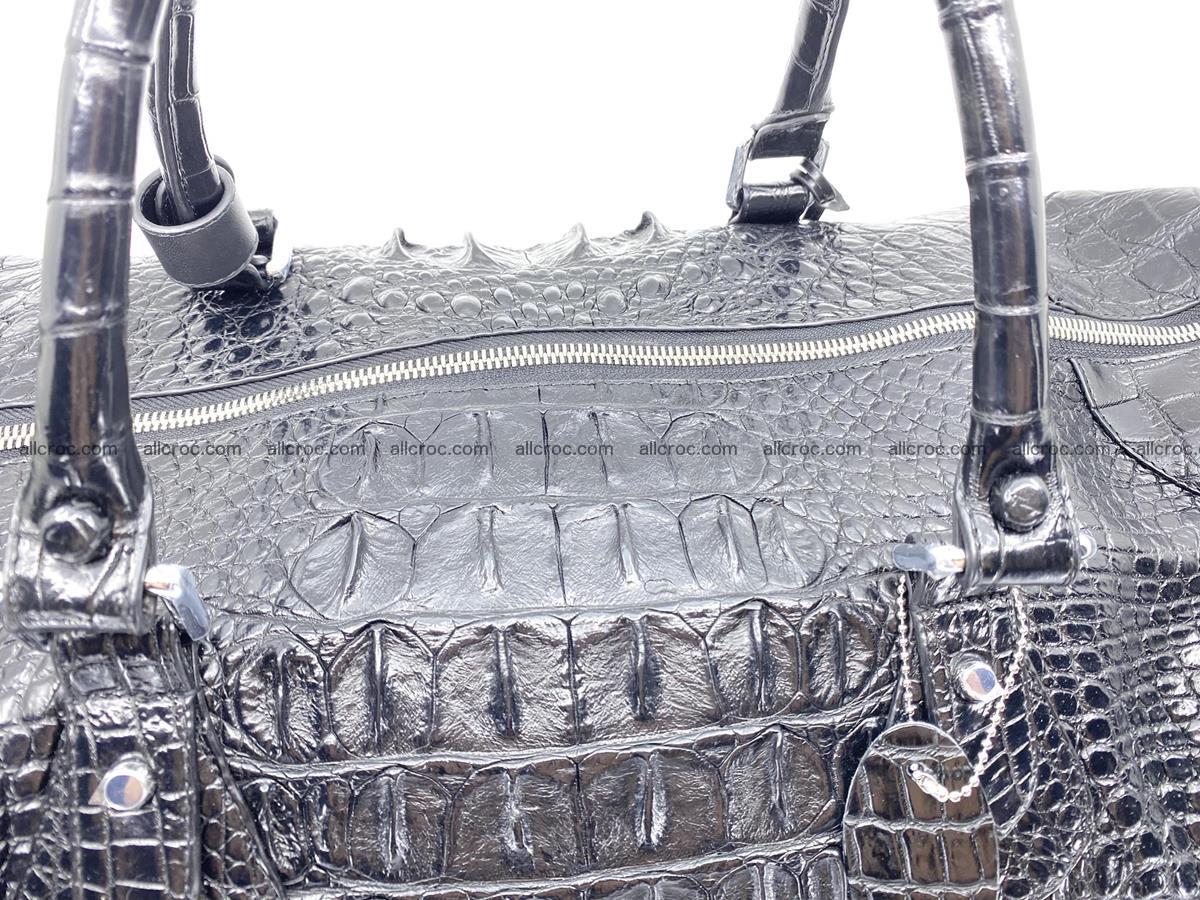 Crocodile skin duffle bag 916 Foto 5