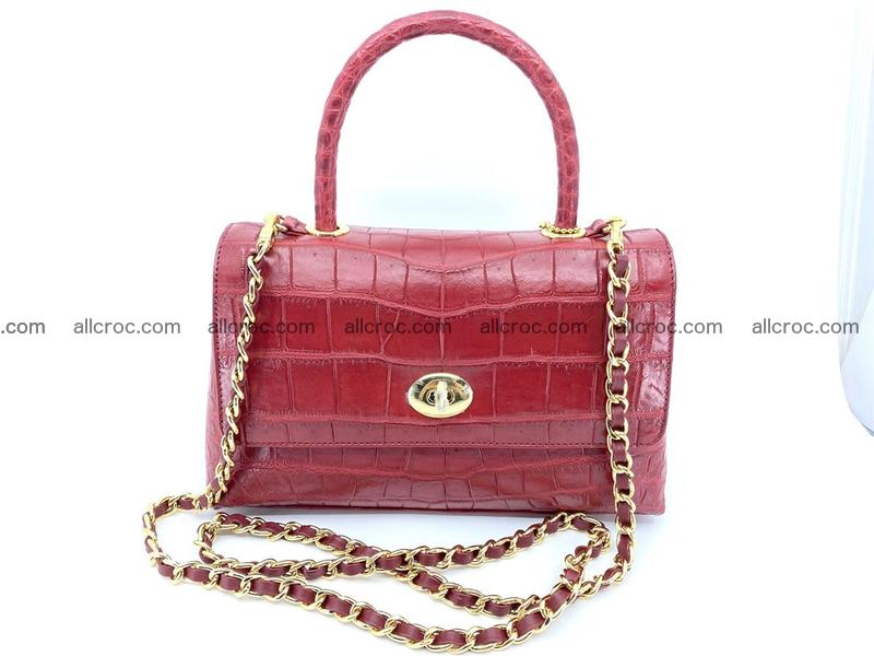 Crocodile skin handbag 919