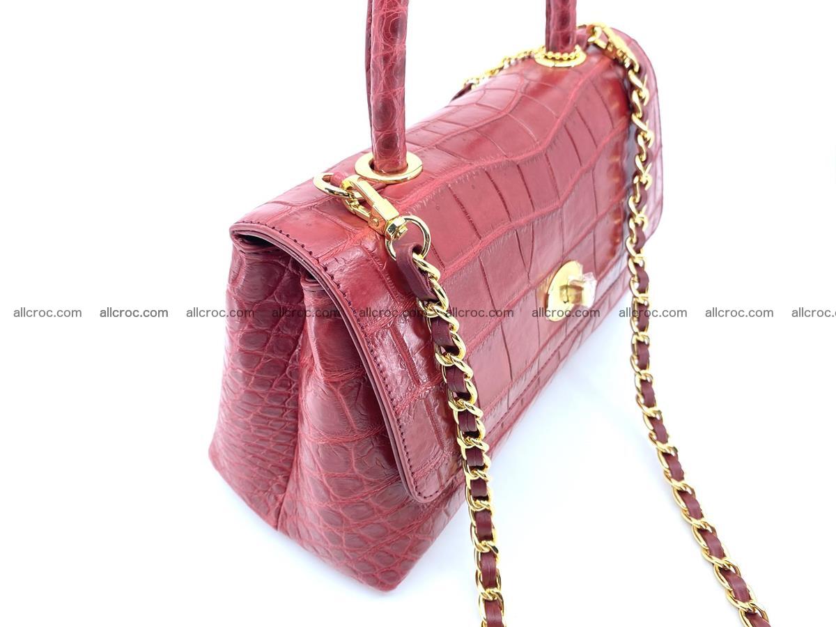 Crocodile skin handbag 919 Foto 7