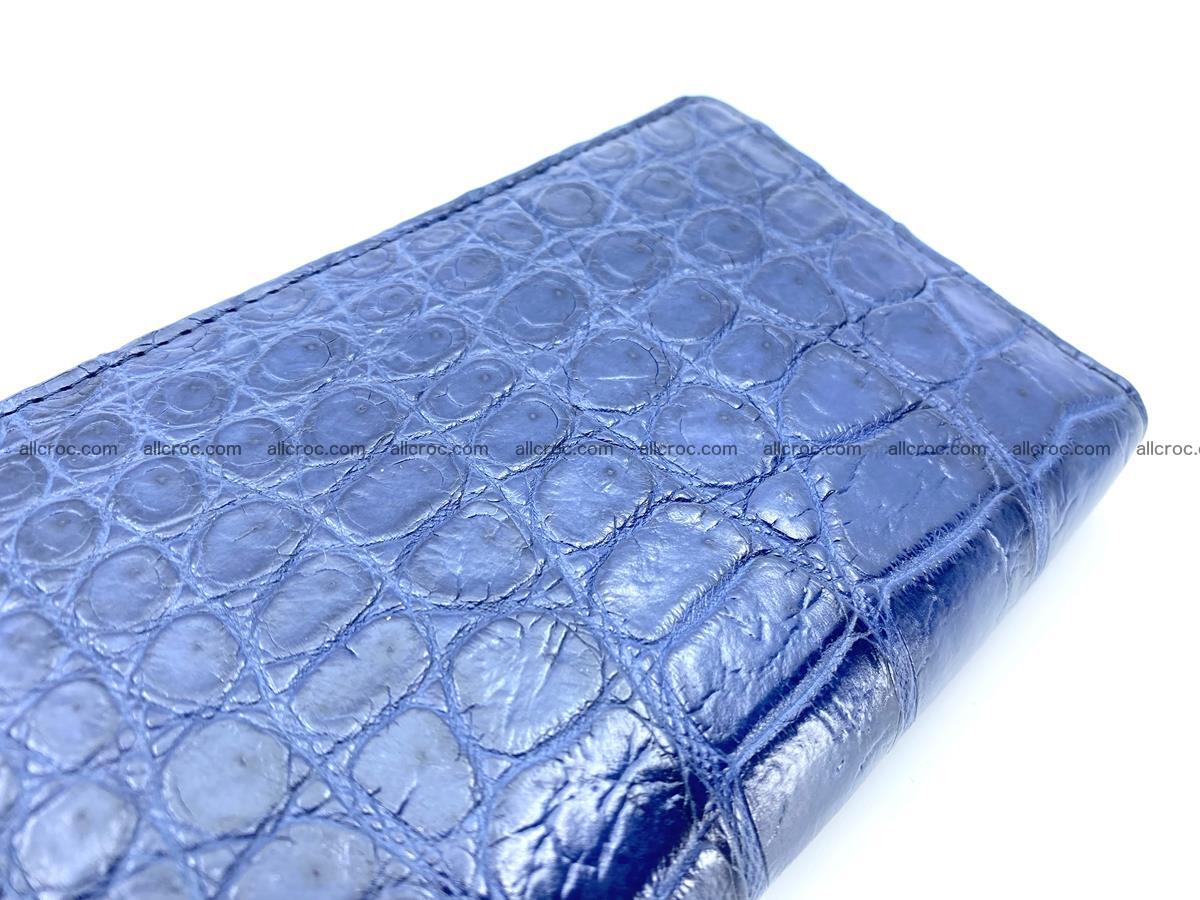 Crocodile skin long wallet 1 zip S-size 1377 Foto 6