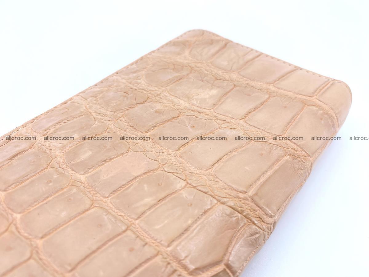 Crocodile skin long wallet 1 zip S-size 1382 Foto 4