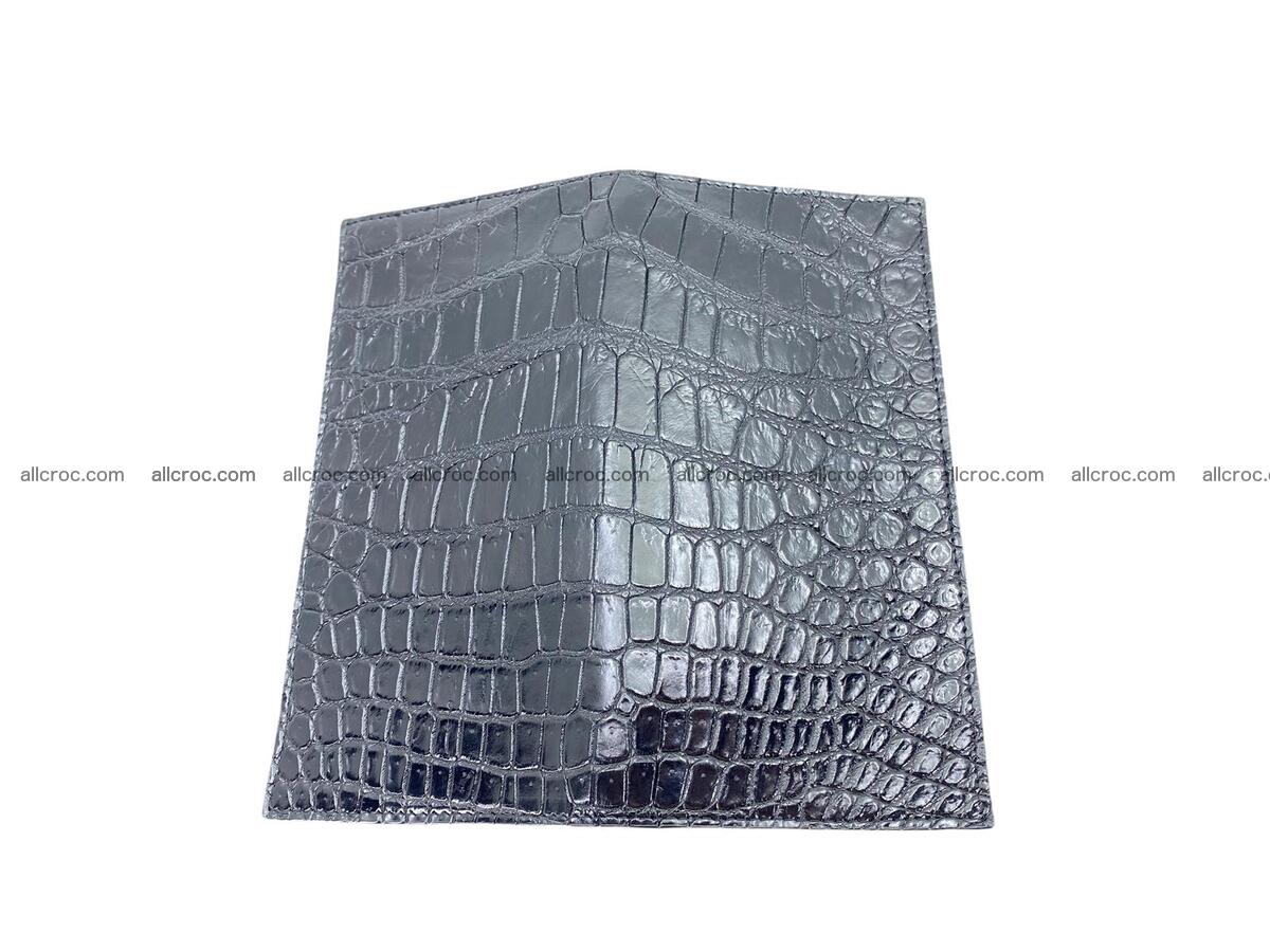 Crocodile skin long wallet 1731 Foto 5