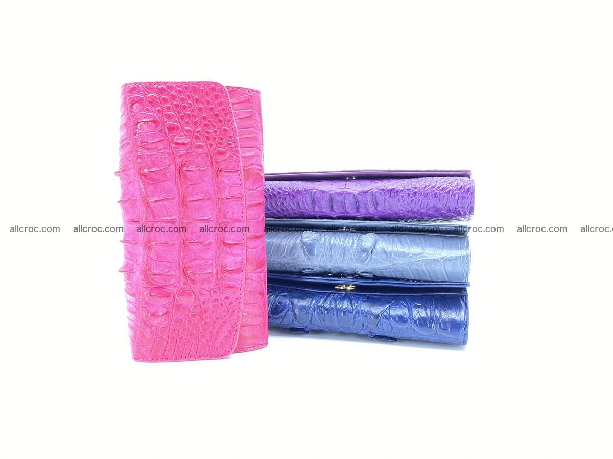 Crocodile skin long womens wallet 1017 Foto 10