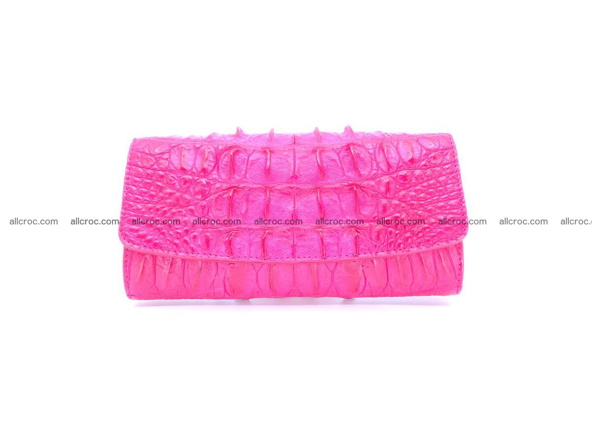 Crocodile skin long womens wallet 1017 Foto 0